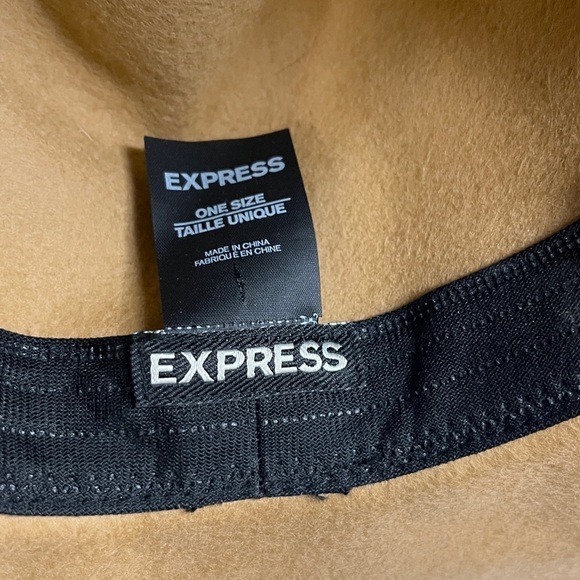 Express Tan with Grosgrain Ribbon Felt Hat - Picture 2 of 12
